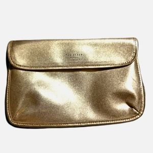 Ted Baker London Rose Gold Clutch Makeup Bag